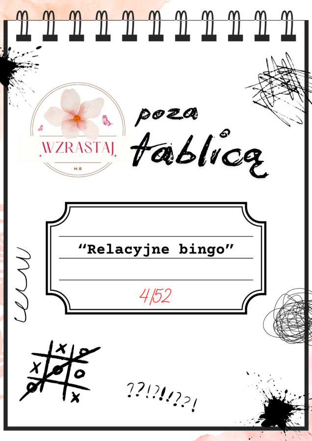 Poza tablicą. relacyjne bingo -
