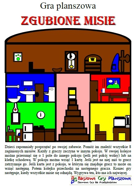 Zgubione misie – Gra planszowa