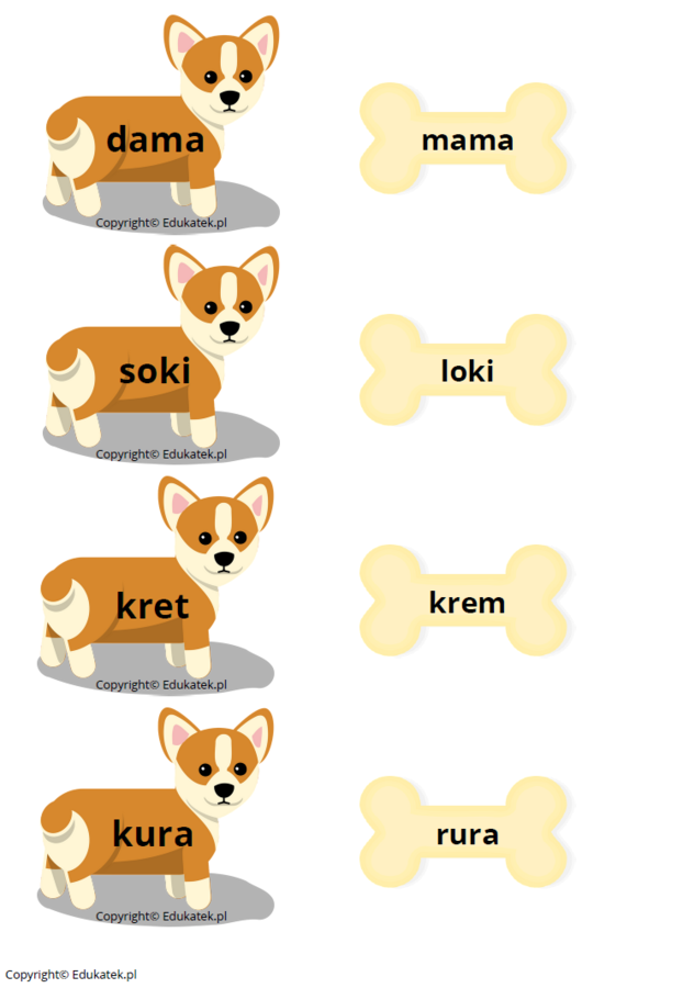 Psi detektyw – utrwalanie czytania, doskonalenie słuchu fonemowego