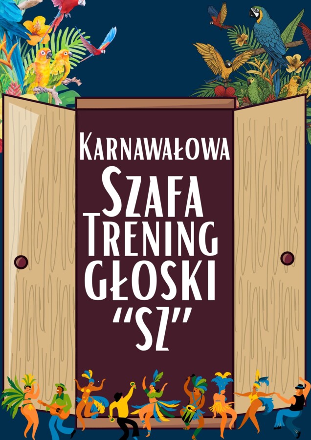 Karnawałowa Szafa. Scenariusz logopedyczny i Karty Pracy  | Głoska [SZ]