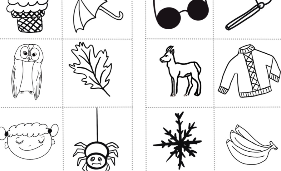 Zestaw ćwiczeń - przeciwieństwa, percepcja wzrokowa, orientacja