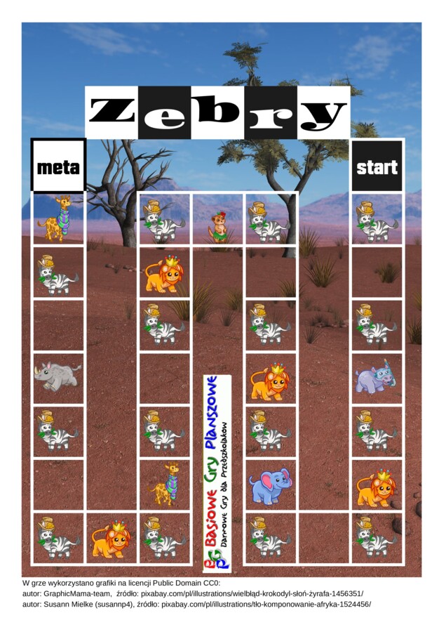 Zebry – Gra planszowa