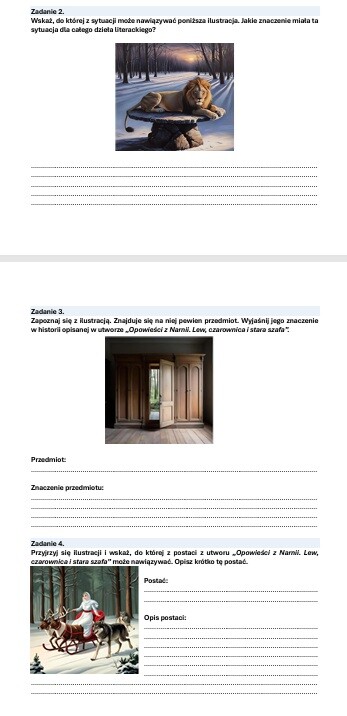 Zestaw lekturowy "Opowieści z Narnii. Lew, czarownica i stara szafa."