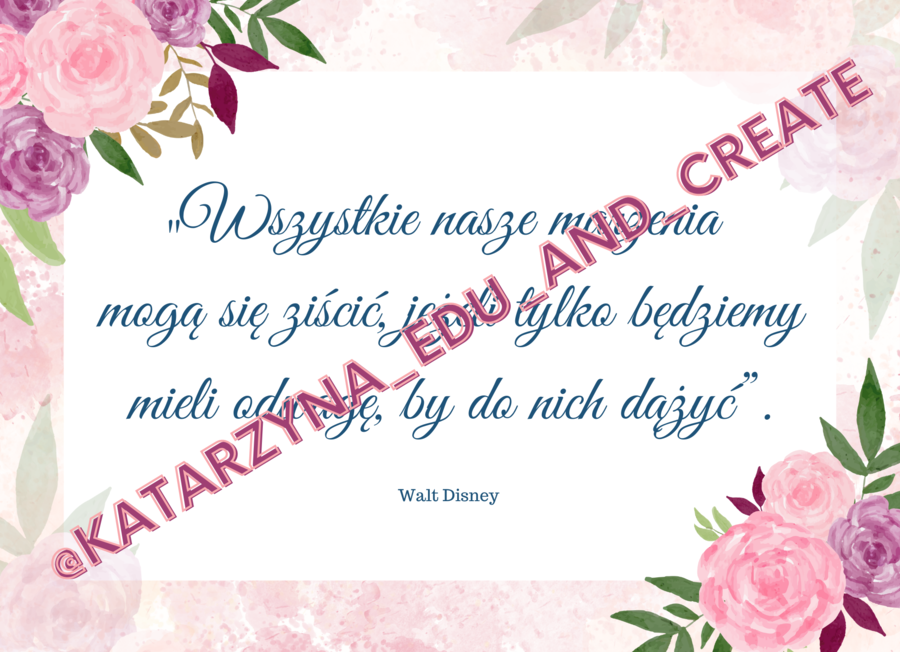 Plakaty-kupony z cytatami - koniec roku szkolnego