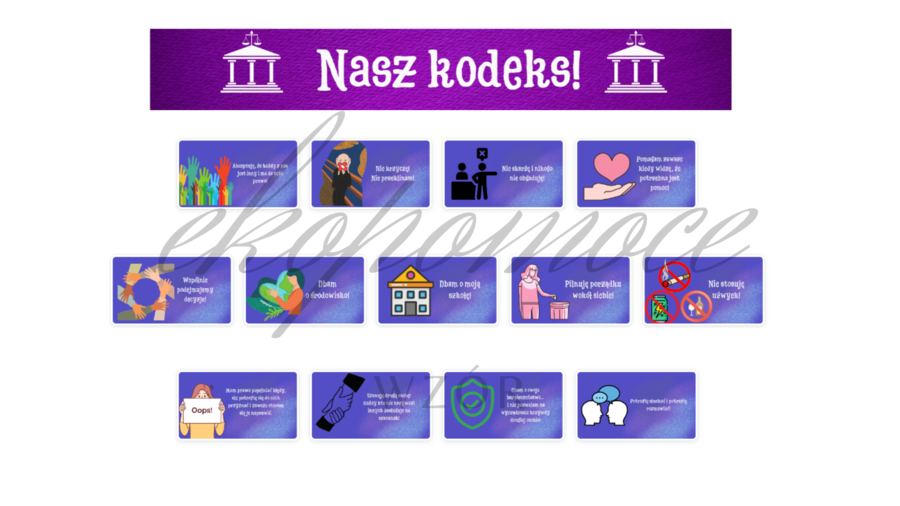 Pomysł na godzinę wychowawczą - Nasz kodeks - gazetka szkolna + PREZENTACJA GRATIS