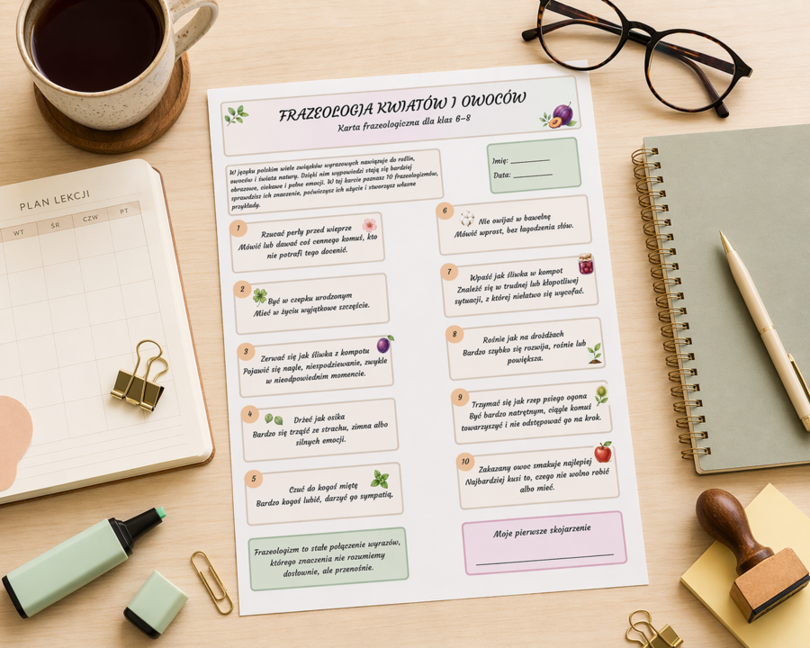 Frazeologia kwiatów i owoców