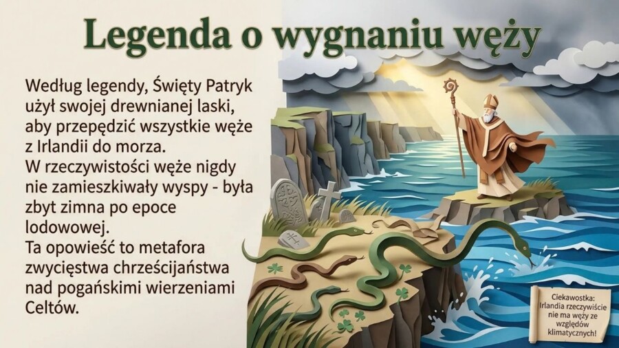 Dzień Świętego Patryka w szkole – gotowa gazetka / prezentacja (16 plansz)