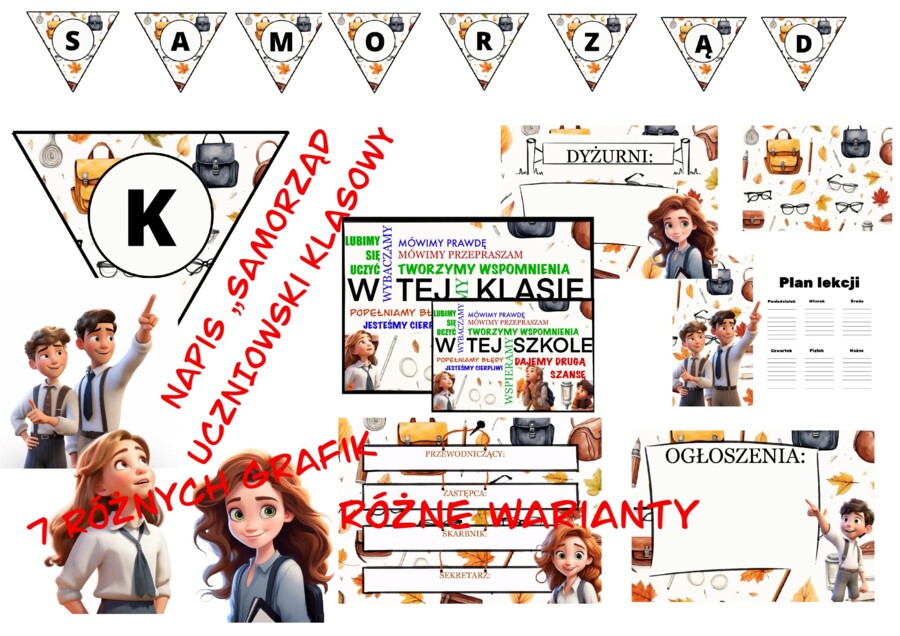 SAMORZĄD KLASOWY/UCZNIOWSKI gazetka vintage