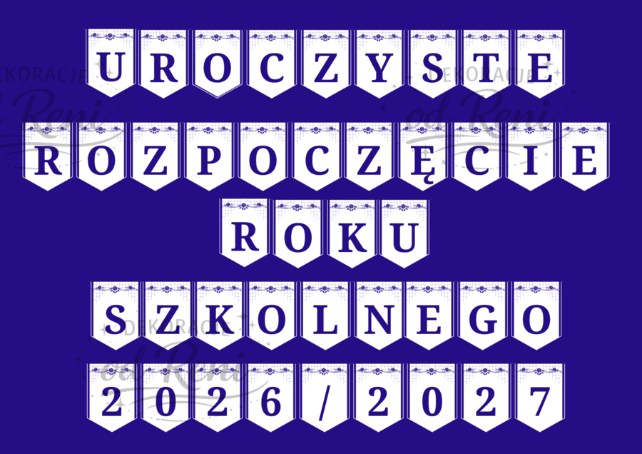 Girlanda - UROCZYSTE ROZPOCZĘCIE ROKU SZKOLNEGO 2026/2027