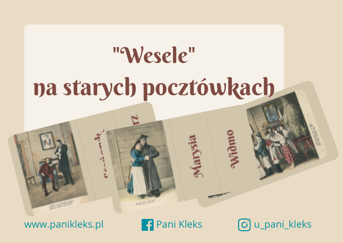 "Wesele" na starych pocztówkach