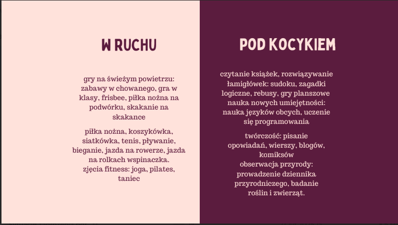 Model aktywnego spędzania czasu