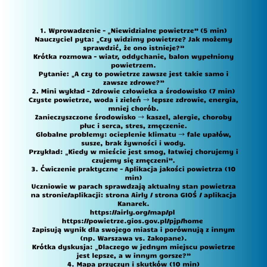 Edukacja zdrowotna, scenariusze wszystkich lekcji dla klas 4-8