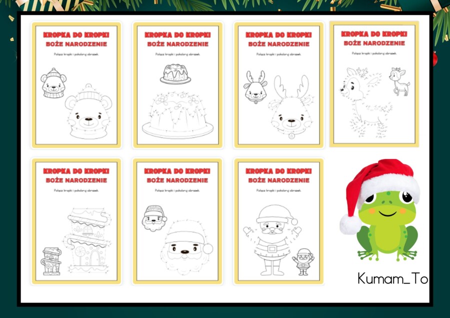 Połącz kropki- Boże Narodzenie