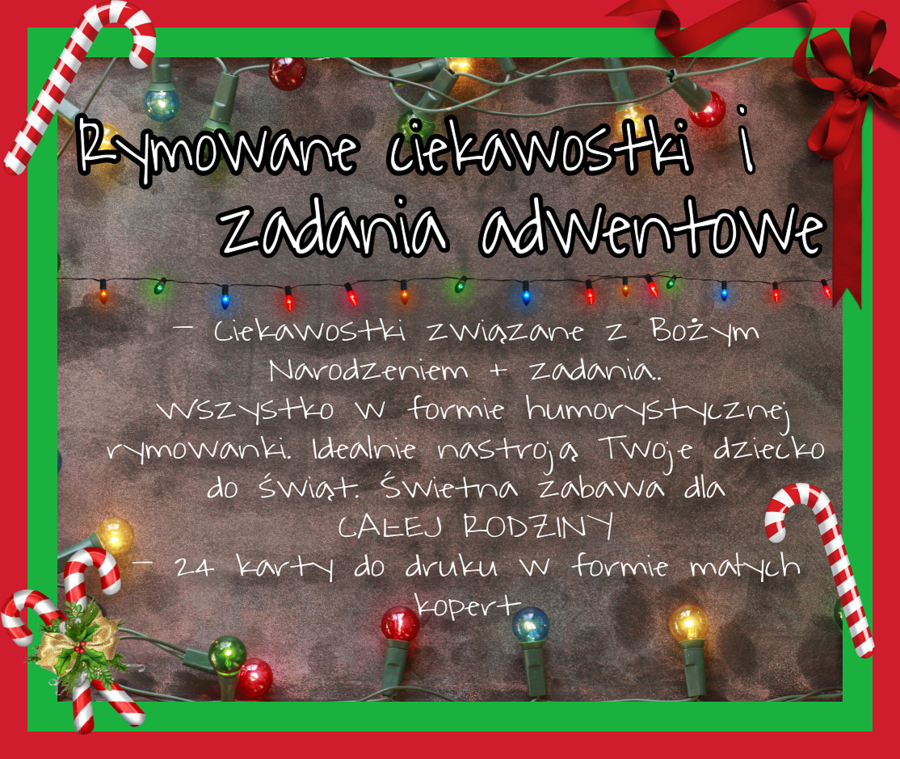 KALENDARZ ADWENTOWY CZADOWY!!