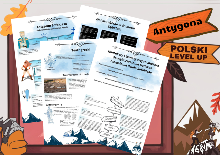 Antyk_pakiet 6 elementów_Polski Level Up