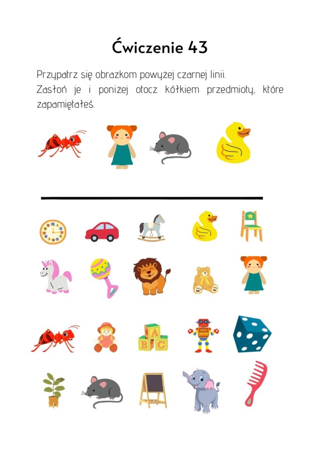 Trening funkcji poznawczych. Pamięć, koncentracja uwagi, logiczne myślenie, kreatywność Część 2.