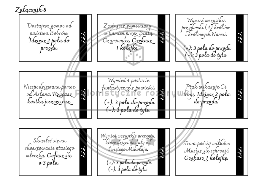 Opowieści z Narnii. Gra planszowa. W krainie Narnii