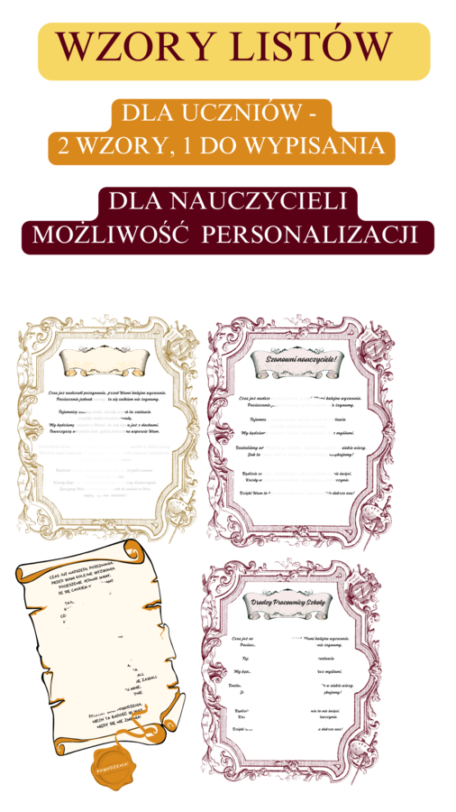 Pożegnanie 8 klasy lub maturzystów pt.: Zatrzymamy 8 klasy! Kompletny mega pakiet- scenariusz, super efekty z muzyką i odgłosami duchów (10x mp3)oraz dyplomy dla uczniów i nauczycieli.