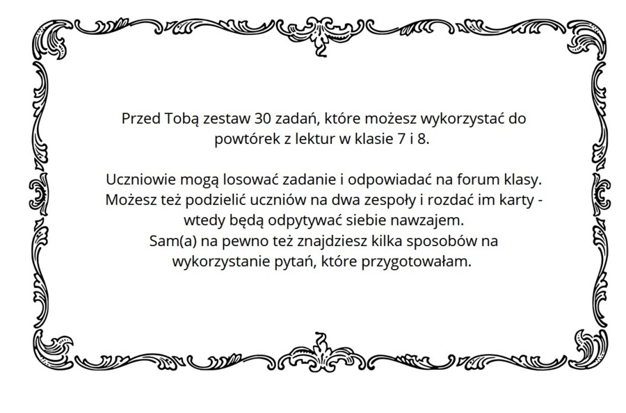 Wybierz lekturę, która... Zestaw do powtórek i ćwiczeń argumentowania.