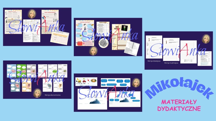 Zestaw materiałów dydaktycznych do omówienia lektury “Mikołajek” + PREZENTACJA GRATIS