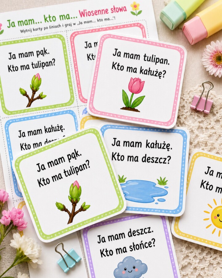 Ja mam... kto ma... Wiosenne słowa