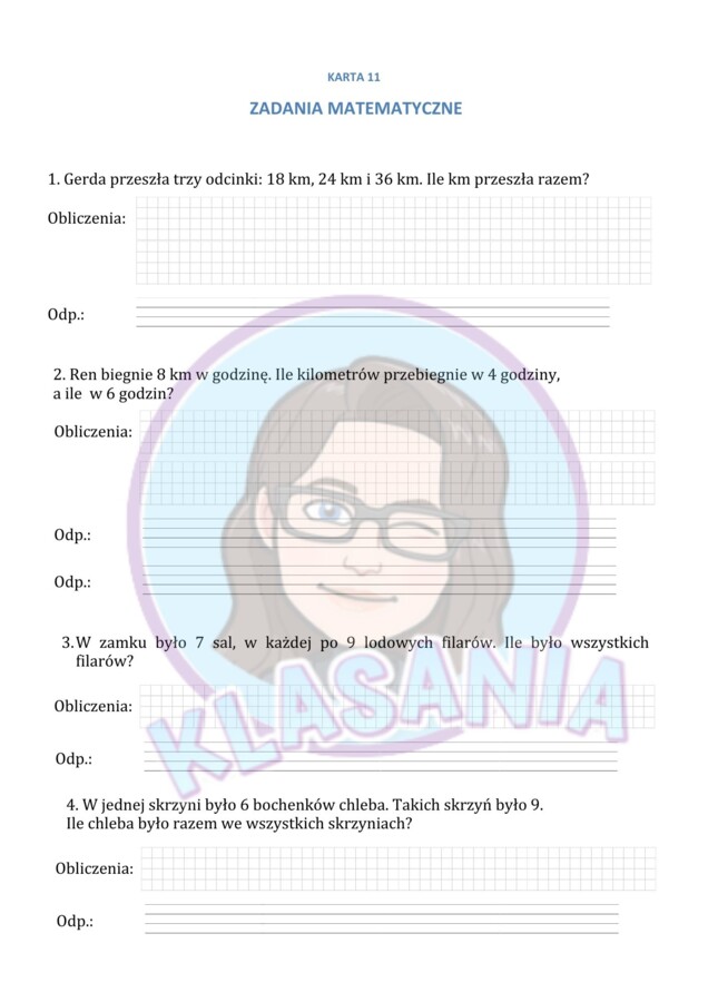 „KRÓLOWA ŚNIEGU” – KOMPLEKSOWY ZESTAW KART PRACY (KLASA 2–4)