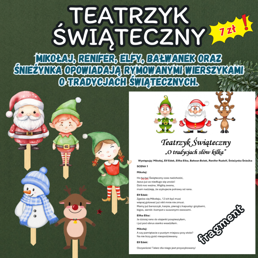 TEATRZYK ŚWIĄTECZNY (ŚWIĘTA BOŻONARODZENIOWE)