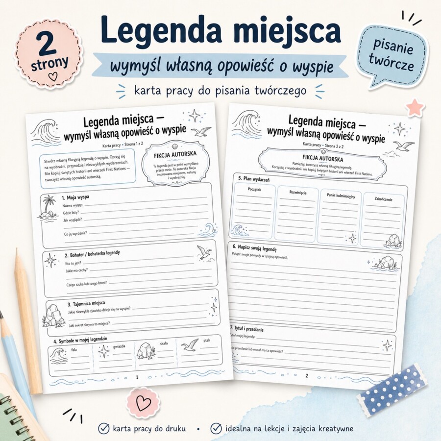 Legenda miejsca. Wymyśl własną opowieść o wyspie