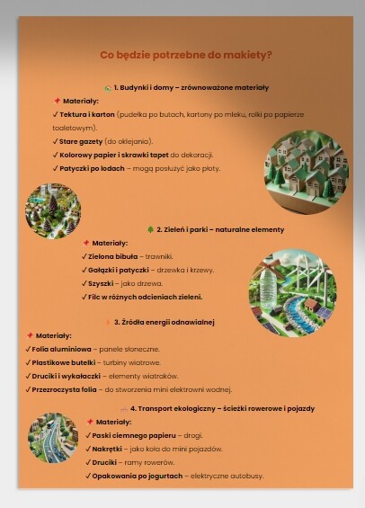 Makieta ekologicznej planety