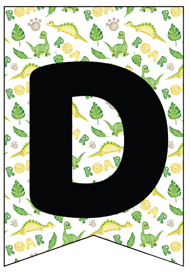 Dzień Dinozaura girlanda