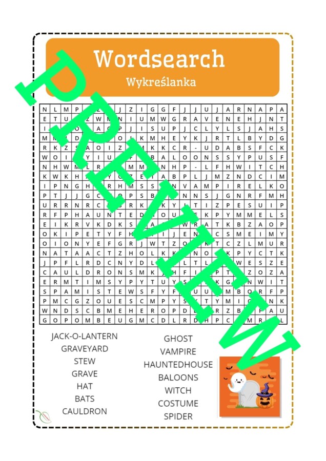 Halloween Gra Trernowa dla dużych i małych +QR Codes, Domino w 3 wersjach (również dla nieczytających), opisane karty obrazkowe na j. angielski i inne wydarzenia jesienne, dobre dla SPE, kody QR