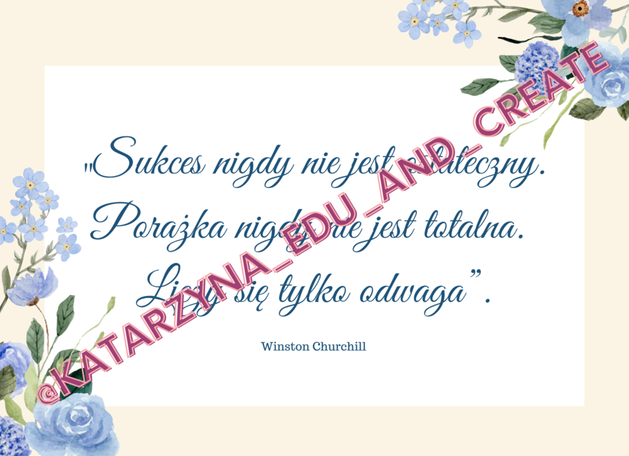 Plakaty-kupony z cytatami - koniec roku szkolnego