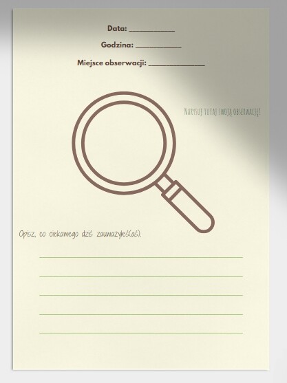 Dziennik obserwacji przyrody