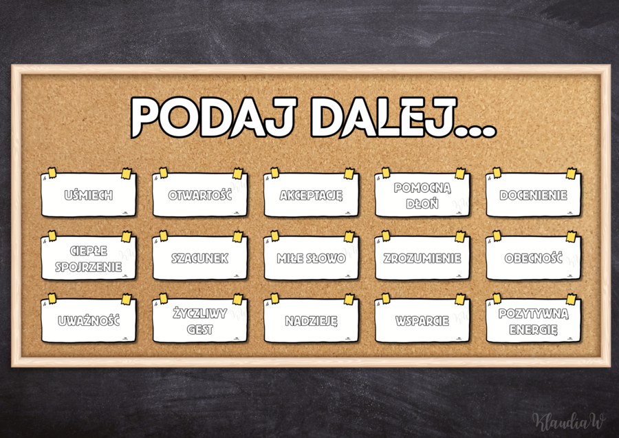 PODAJ DALEJ... – materiały na gazetkę szkolną do druku (PDF)