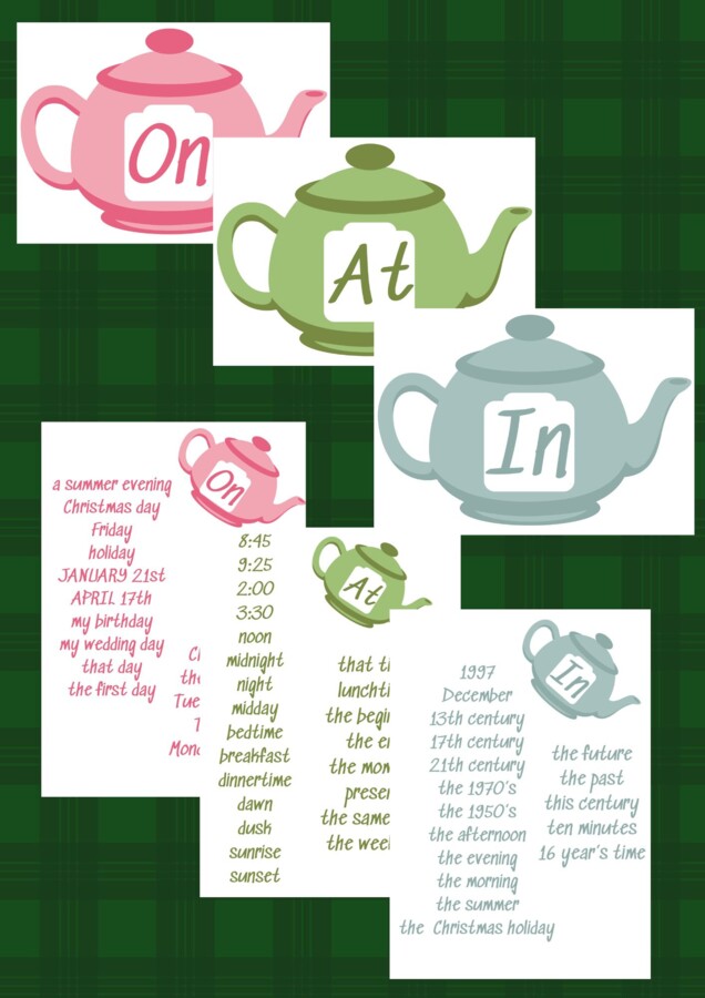 Prepositions of time Przyimki czasu