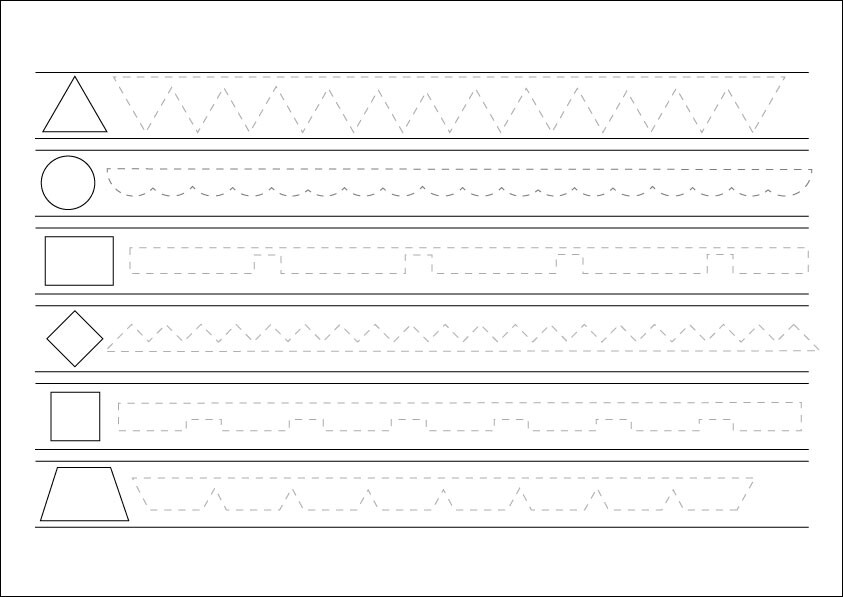 Karty Pracy – Kształty | Edukacja Przedszkolna | Do Druku