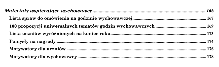 Teczka wychowawcy - 180 stron materiałów!