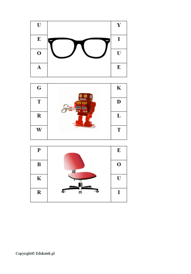 Pierwsza i ostatnia głoska – klamerkowa nauka czytania