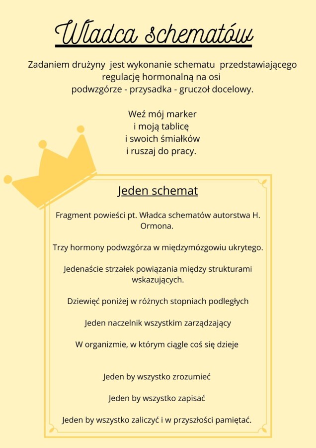 Myśląca klasa regulacja układu hormonalnego