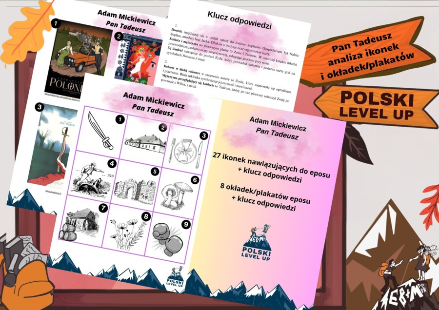 Pan Tadeusz_ikonki i okładki_Polski Level Up