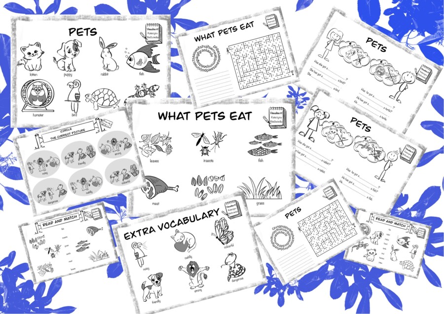 TIGER & FRIENDS 2 Units 1-6 Elementary Vocabulary Resource Book