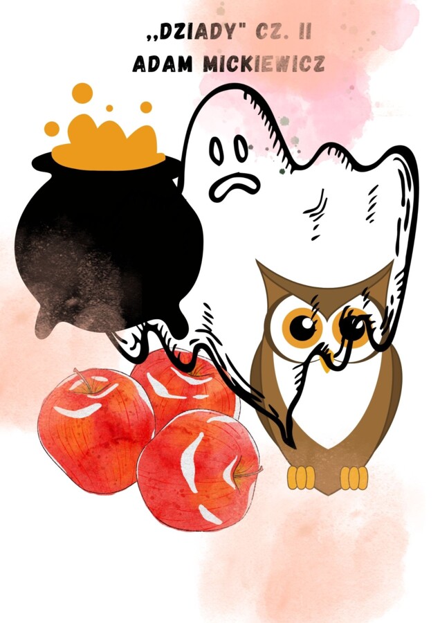 ,,Dziady" cz. II - plansza na wprowadzenie + odpowiedzi! Egzamin!