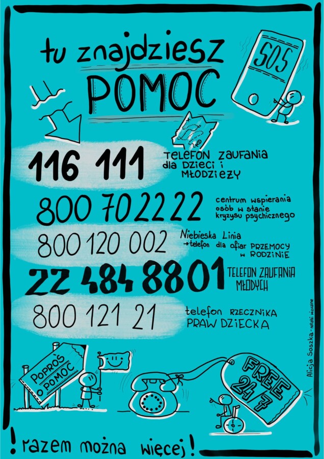 TELEFONY POMOCY by Alicja Soszka