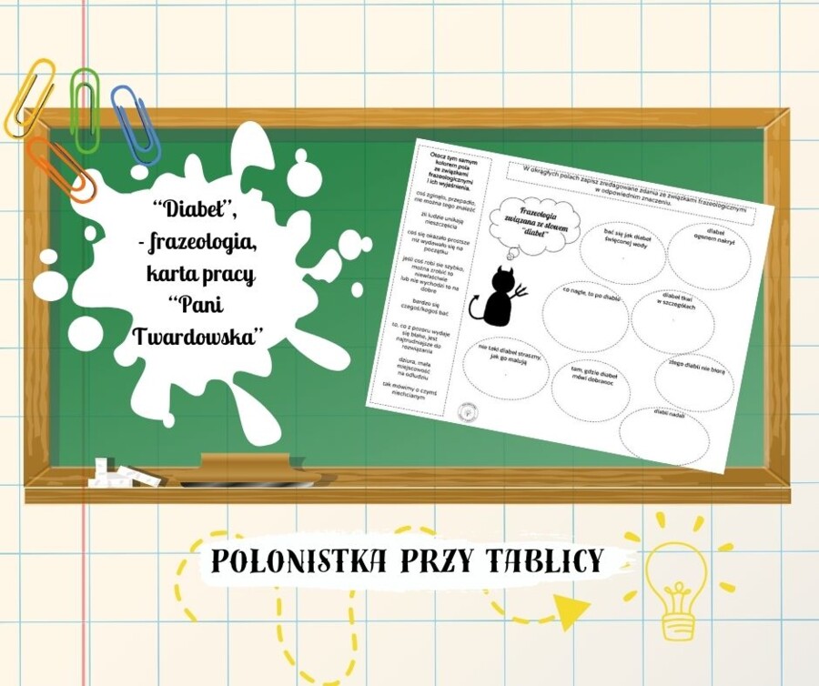 "Pani Twardowska" zwiazki frazeologiczne frazeologia "diabeł"