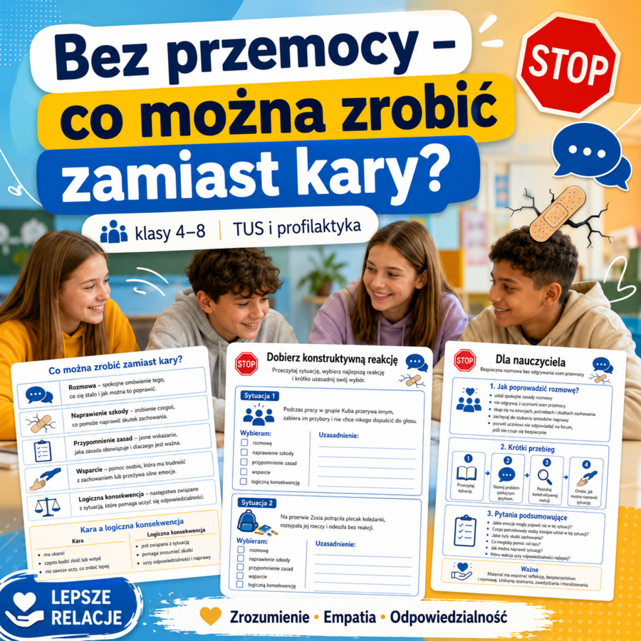 Bez przemocy – co można zrobić zamiast kary?