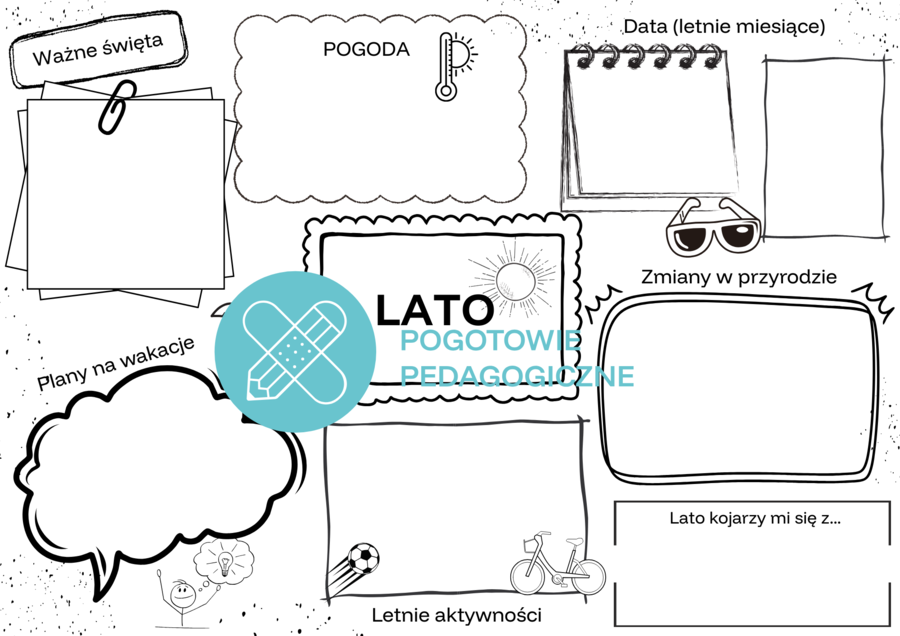 Zestaw- notatki graficzne. Nowy rok szkolny!