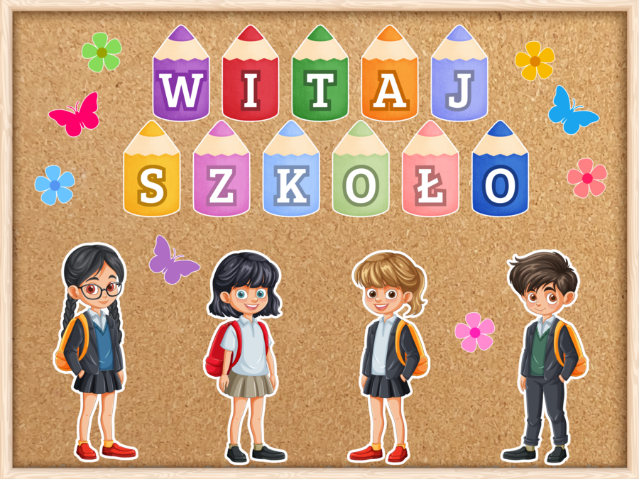 WITAJ SZKOŁO - gazetka na rozpoczęcie roku szkolnego