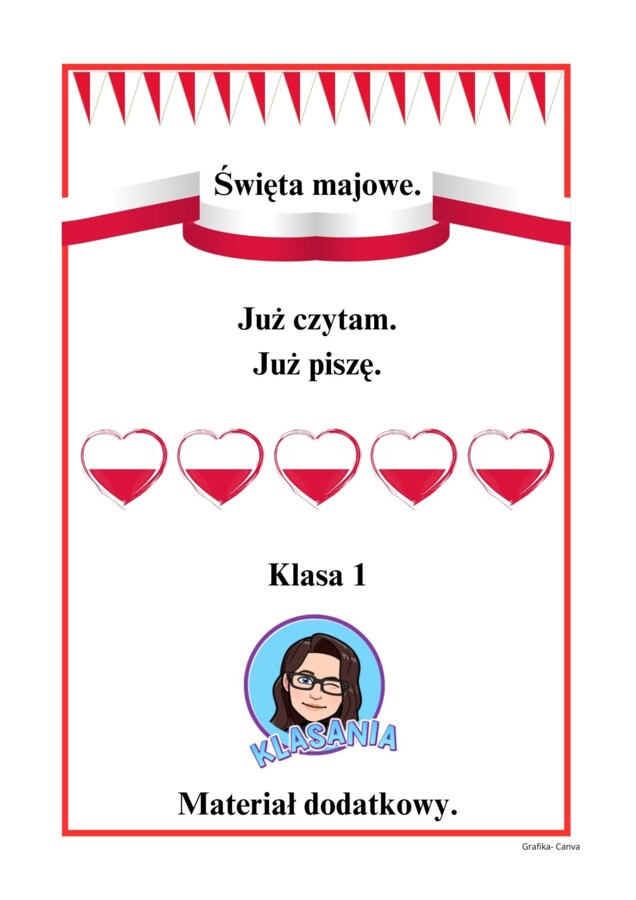 Święta majowe- klasa 1