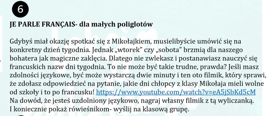 INTERDYSCYPLINARNE ZADANIA LEKTUROWE: MIKOŁAJEK, AKADEMIA PANA KLEKSA, OPOWIEŚCI Z NARNII