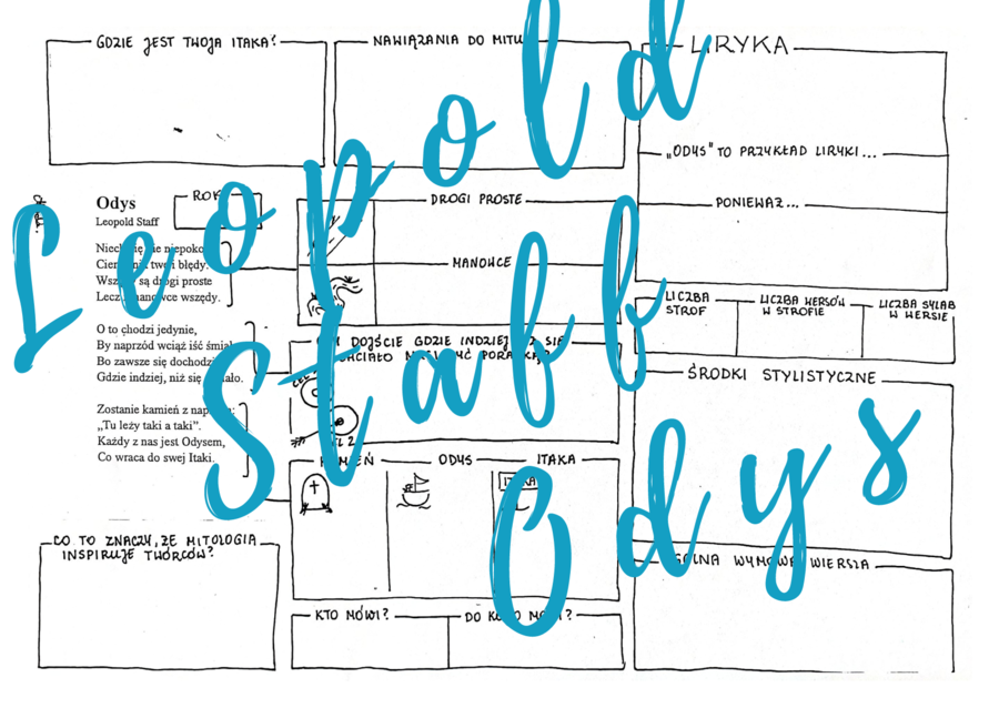 "ODYS" LEOPOLD STAFF - *Rysunkowa karta pracy*